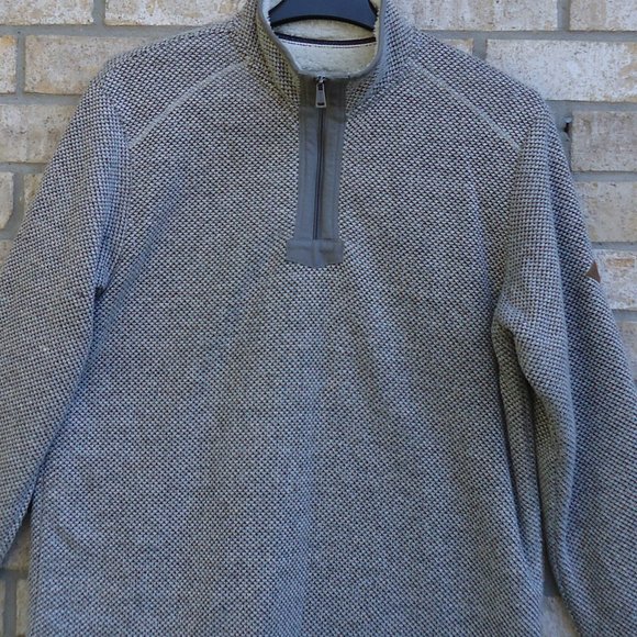 SIZE L. ORVIS Fleece Lined Quarter Zip Pullover. - Picture 1 of 16